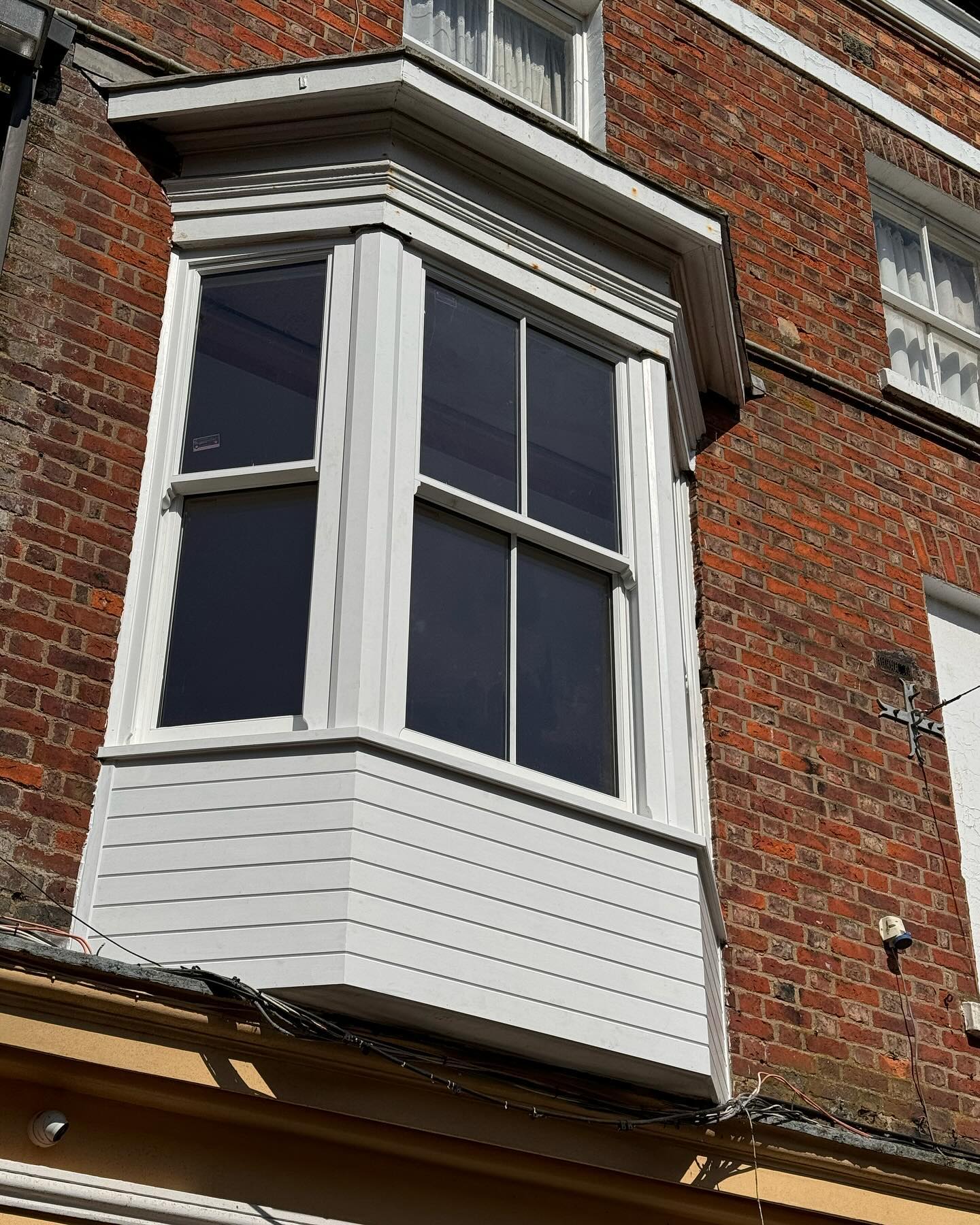 Bespoke timber window with painted finish in Whitby