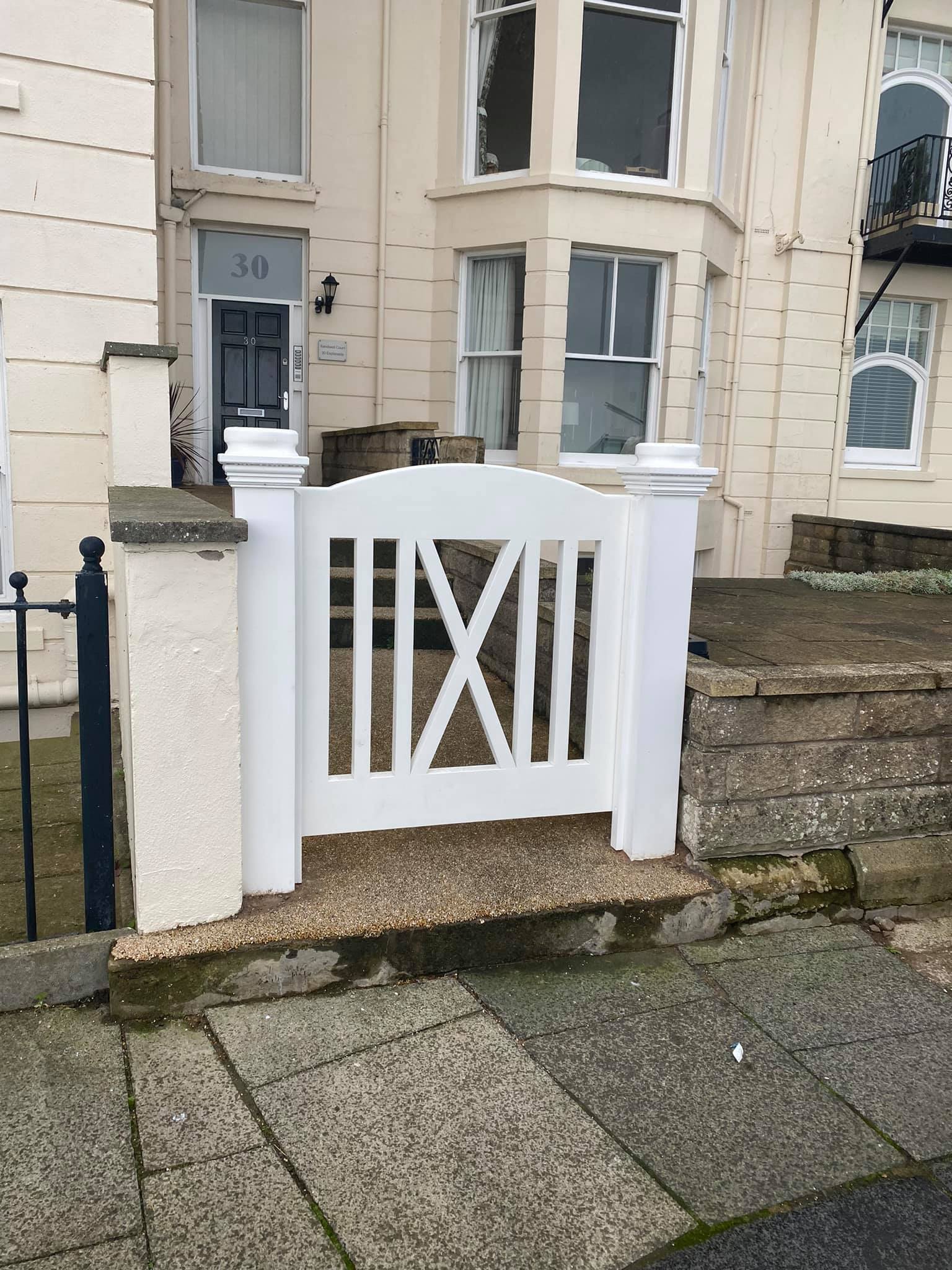 Made-to-measure internal timber gate in Whitby