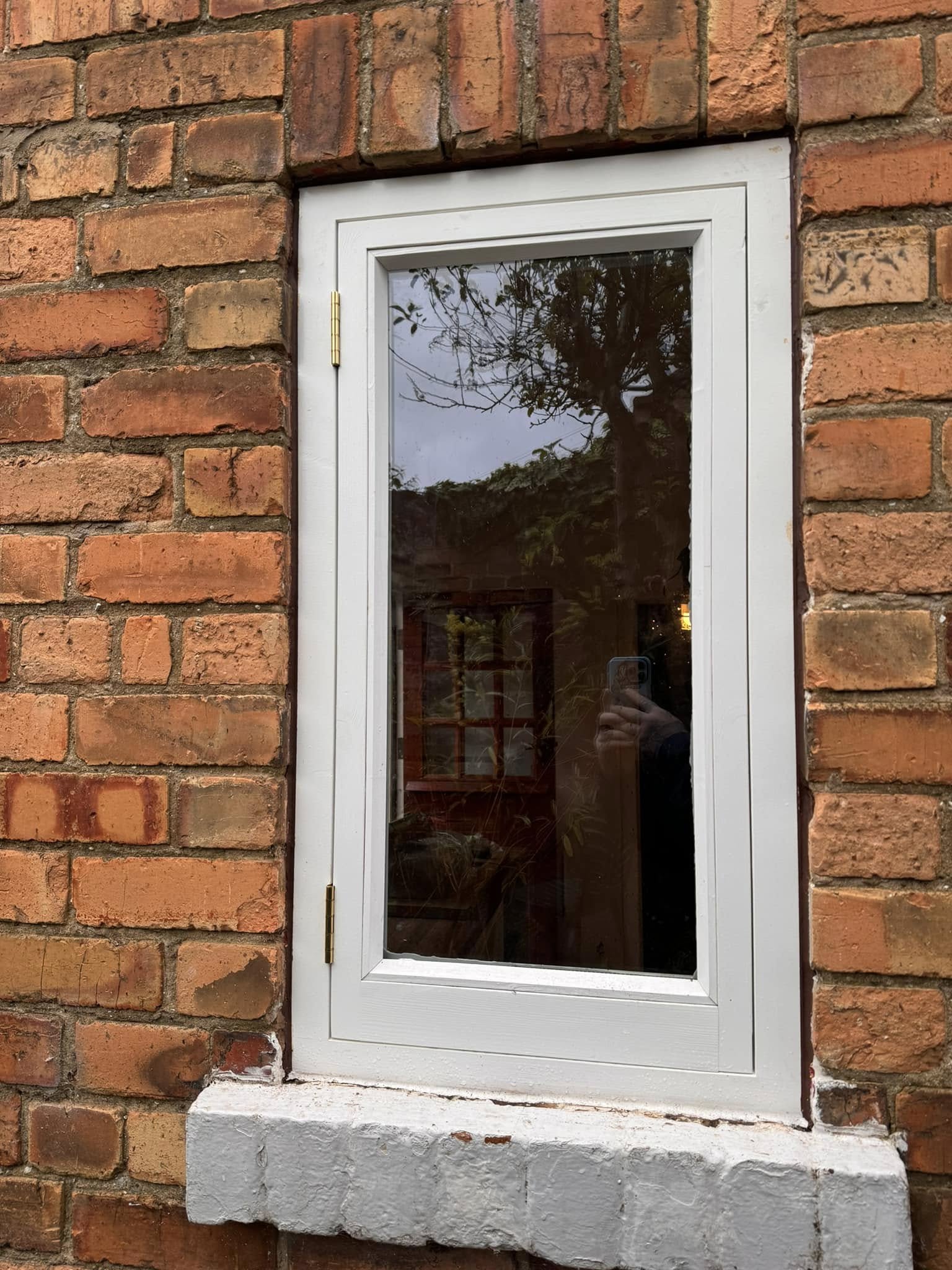 Custom handcrafted timber sash window in Helmsley